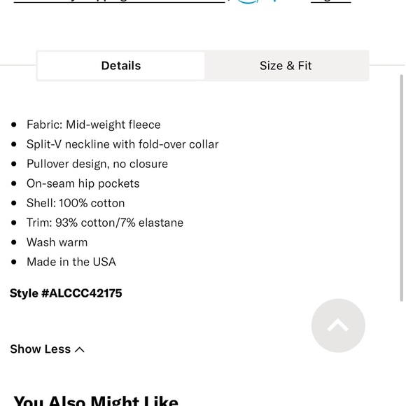 ALC Connor Sweatshirt Pink Tint (photos from Shopbop.com) - Picture 6 of 6